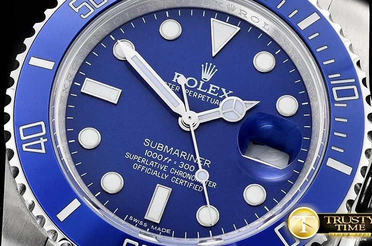 0116 HighQuality ROLSUB0257 – Submariner 116619LN SS SS Blue JF Asia 1031